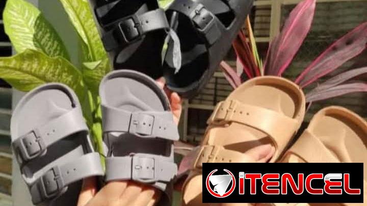 Sandalias Prácticas Engomadas