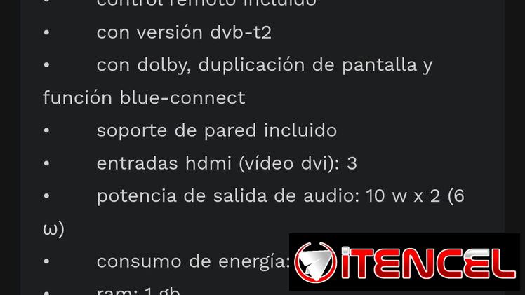 Smart TV PREMIER 32″ con barra de sonido incluida