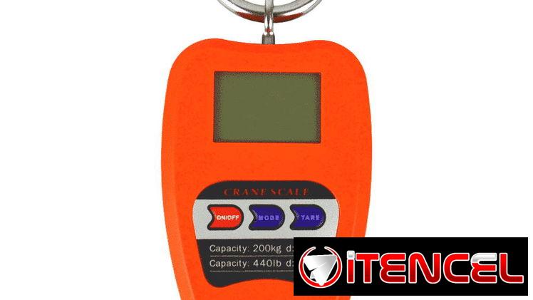 Báscula Digital de Gancho HDWR – 200 kg