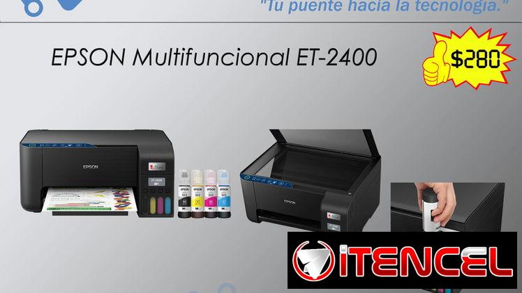 !!💻!! Impresora EPSON EcoTank ET-2400 (multifuncional) + cable de regalo NUEVA en su caja !!💻!!
