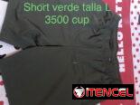 Shores verde, uno con flores , marca HM. Talla L o 32.