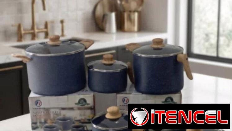 Juegos de inducción, cocina de inducción con sus calderos varios combos