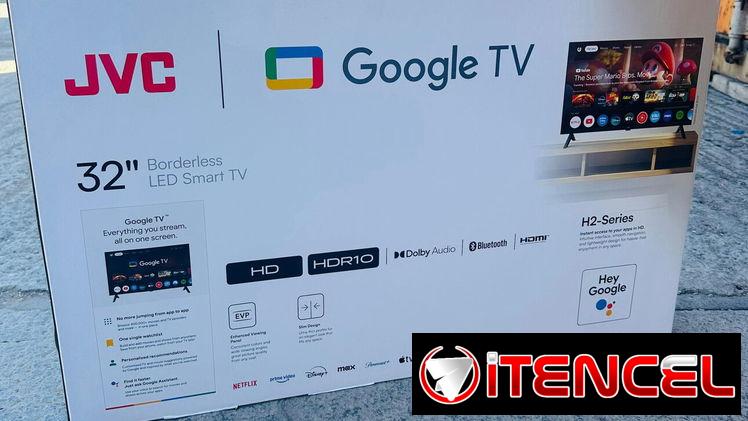 Smart TV 32 pulgadas JVC FHD Google TV Precio $220 USD transporte incluido Factura y Garantía