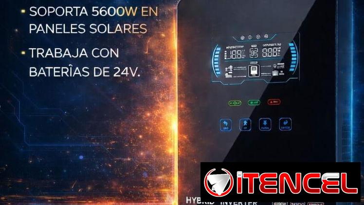 ⚡ Inversor híbrido SUMRY 4000W 🔋 Pico 8000W • Soporta 5600W solar • Baterías 24V 💰500 USD