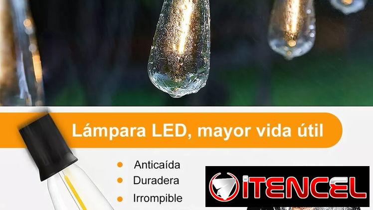 Guirnalda bombillos antiguos