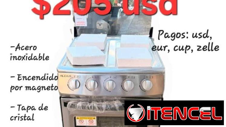 Cocina de gas desmat de 3 quemadores con Magneto(factura, mensajería, garantía) 53220916