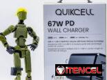 Cargador de Pared Quikcell 67W PD GaN (Multi-Puerto)
