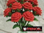 Ramos de flores tejidas