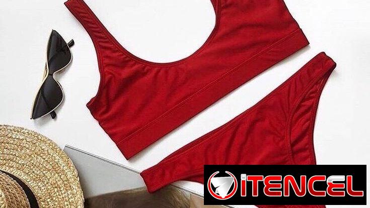 Bikini rojo 2500 pesos