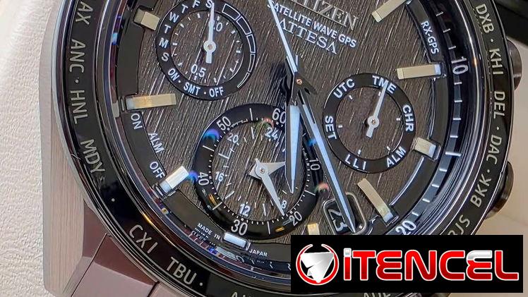 🔥 gama alta 🔥 uno de los buque insignia de la marca  🕰 citizen eco drive attesa satellite wave gps