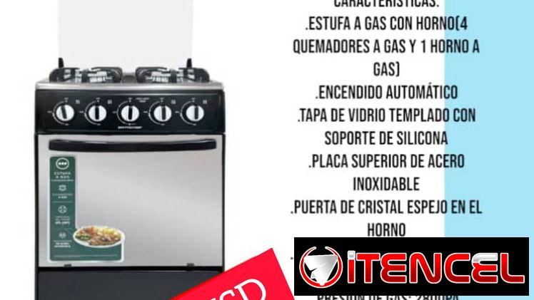 Estufa de gas Premier con horno y 4Q
