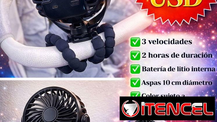 Ventiladores recargables