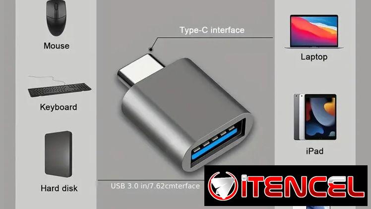 Adaptador otg USB A C 3.0 para ver sus pelis si no tienes datos