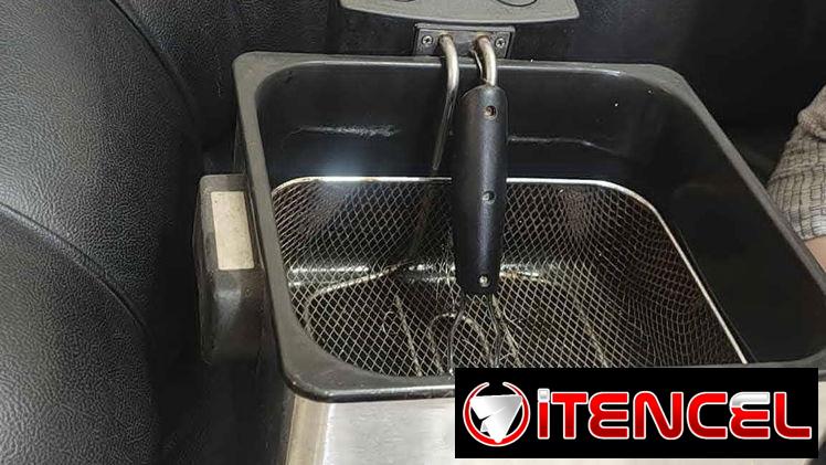 Freidora de aceite de 6lt, ideal para negocios