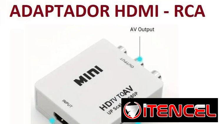 ADAPTADOR PARA DARLE UNA ENTRADA HDMI A TV CULONES ANTIGUOS RCA