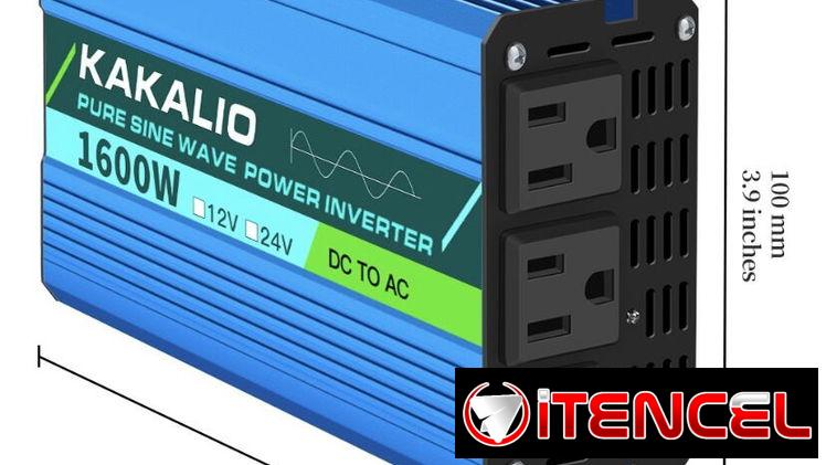 Inversor, Convertidor de 1600w onda sinusoidal pura. Nuevo