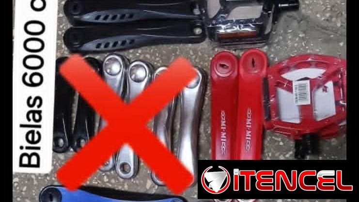 Bielas de Bicimoto, posapies ,Bomba con medidor,capa de moto, candado de alarma, chicharra,cadena