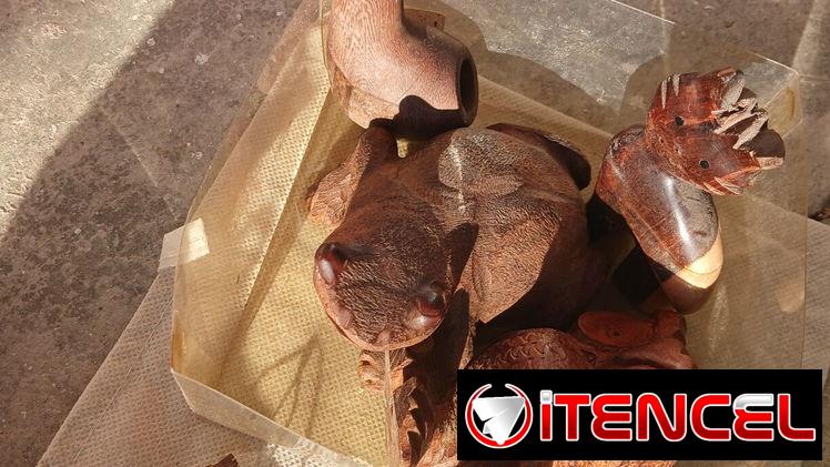 Madera tallada figuras precio negociable 53336197