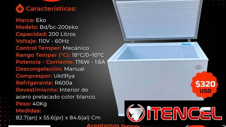 ❄️❄️ DE 7PIES ❄️ NEVERAS EKO DE 7 PIES. 1 AÑO DE GARANTÍA Y FAVTURA. TLF 54833699