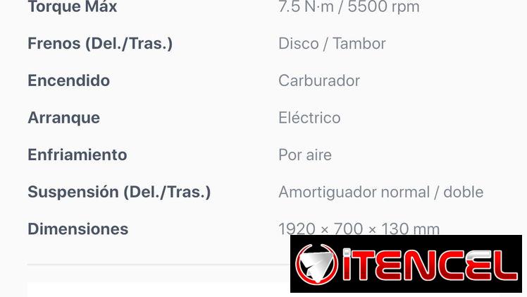 Motos de combustión
