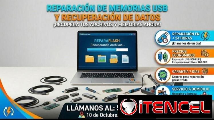 Reparación/ arreglo de memorias usb