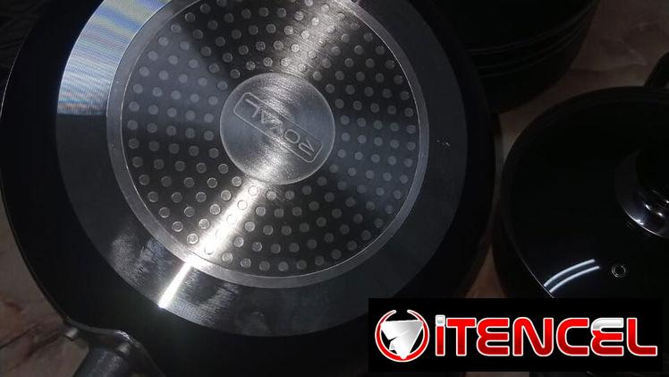 🚧 SET DE OLLAS ANTIADHERENTES PARA INDUCCIÓN (7 PIEZAS) MARCA ROYAL 🚧