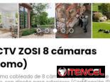 CCTV ZOSI 8 cámaras (Domo). 8 cámaras resolución Full HD 1080P. Slot para disco (DISCO INTERNO NO INCLUIDO). Nuevo