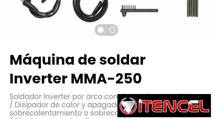 Máquina de soldar Inverter MMA-250 Soldador Inverter por arco con electrodos revestidos