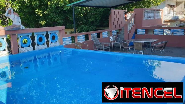 Cod.Z 🏝️Casa con Piscina +  4 Cuartos