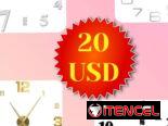 Relojes de pared 2d y 3d