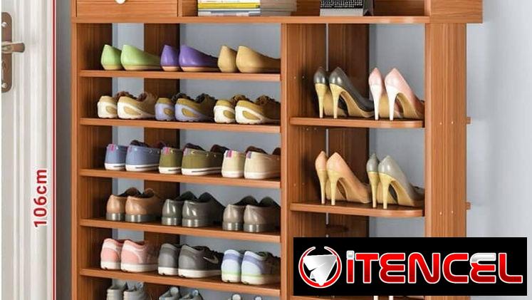 📢 Zapateras modernas de madera con gaveta incluida para medias. Importadas