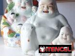 Juego de 3 piezas de Porcelana china – Budas de diferentes tamaños. Oferta si compra el lote completo