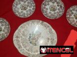 Platos de vajilla antigua para coleccionistas
