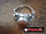 Vendo anillo de plata cifrado con piedra venturina