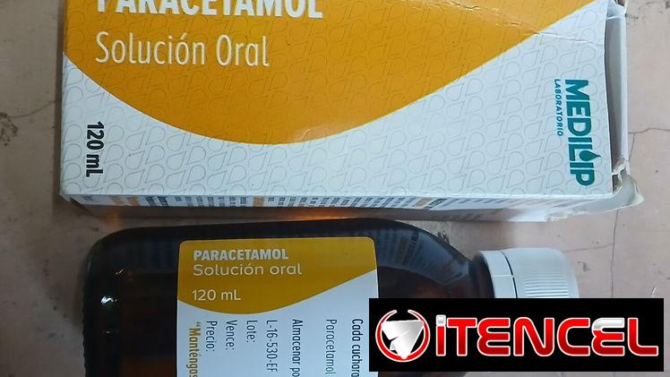 Paracetamol suspensión 120ml FV:12/27 800$