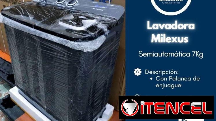 👕Lavadora Semiautomática 7 kg Milexus