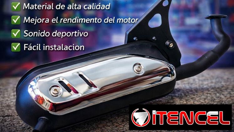Tubo de escape de Yamaha Jog o Mondial 50cc