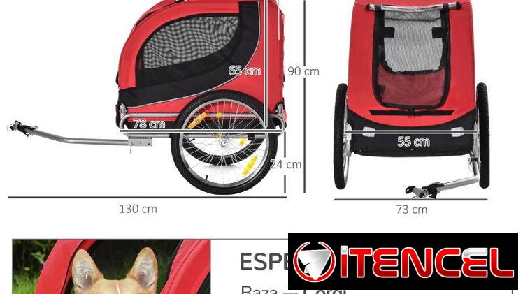 Remolque Bicicleta Perros
