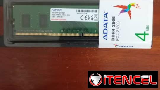 Memoria ram 4GB.  Memoria ram 8GB
