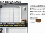 Puerta de garaje con paso peatonal ♨️