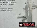 Cuchilla multifuncional de acero inoxidable con 5 funciones new en su estuche a estrenar !!!