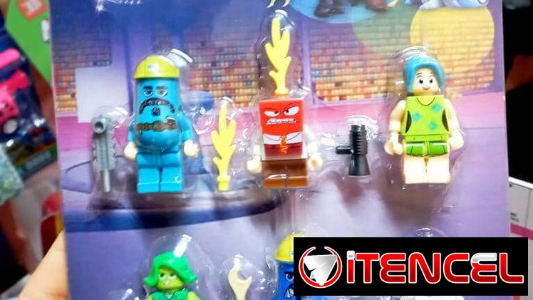 Personajes de lego intensamente