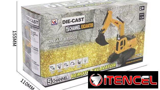 Excavadora RC de Construcción Perfecta para los pequeños de la casa