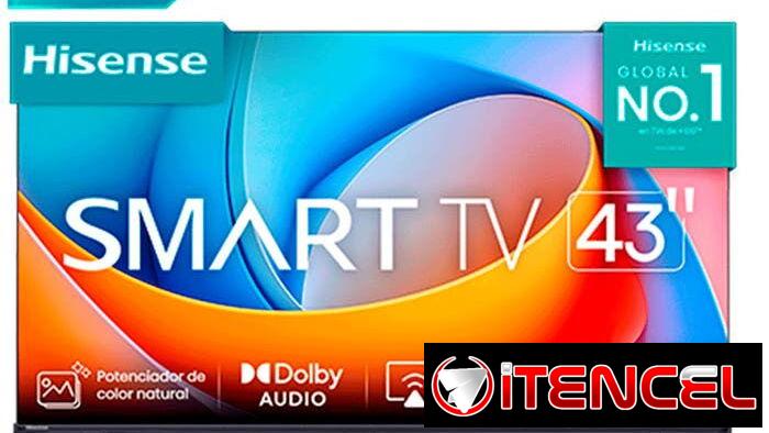 Smart TV HISENSE de 43 Pulgadas Full HD |Garantía y transporte incluidos .