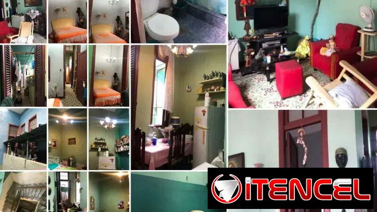 SE VENDE APTO DE ARQUITECTURA COLONIAL CAPITALISTA [PUNTAL ALTO ] EN CENTRO HABANA EN UN 2DO PISO