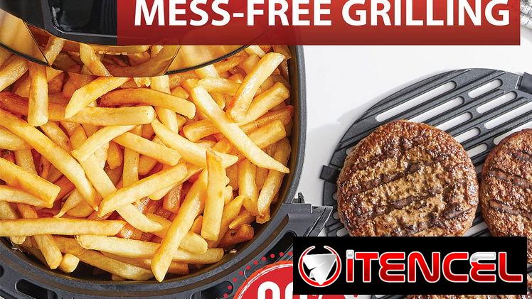 FREIDORA DE AIRE T-FAL EASY FRY XXL 5.8 L CON GRILL DIGITAL 8 PROGRAMAS 99% MENOS GRASA 🔥🍟🍗. ENVÍO DISPONIBLE