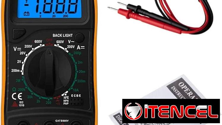 Multimetro digital con forro XL830L nuevo