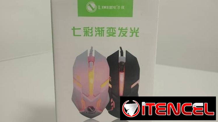Mouse RGB negro-10 USD