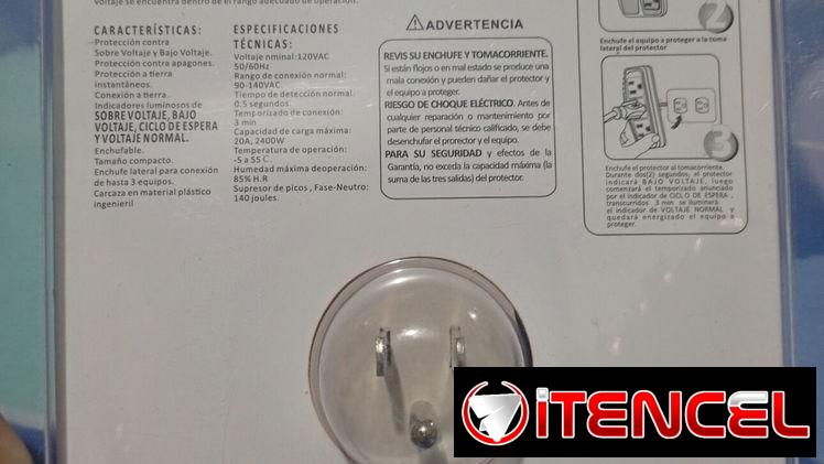 Protectores de voltaje 3 entradas