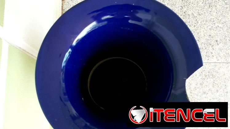 Jarron de porcelana azul chino